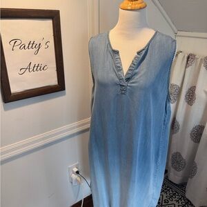 beachlunchlounge Blue shift dress